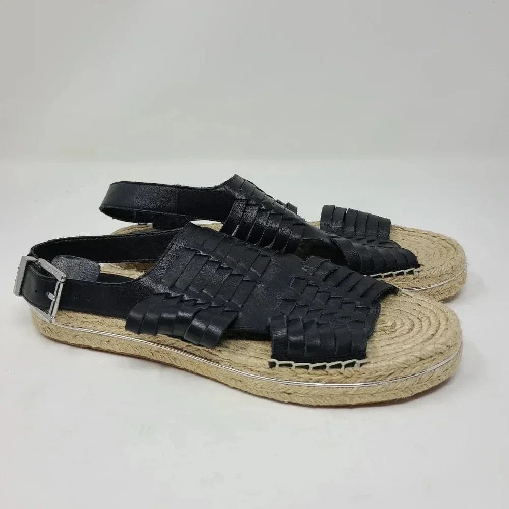 Rebecca Minkoff Gabriel Leather Espadrilles 8